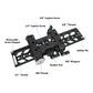 10" Dovetail Plate and QR Baseplate With Double 15mm Rod Adapter & ARRI Rosette Connections For DSLR Camera Tripod Head