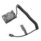 Topcine D-Tap Power Supply Cable LP-E6 Dummy Battery Compatible with Canon EOS 5DMark II 5DMark III 5DMark IV 6D 60D 6DMark II 7DMark II 70D 80D 90D 5DSR EOS R R5 R6 Cameras camera dummy battery TOPCINE USB-C to LP-E6NH