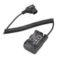 Topcine D-Tap Power Supply Cable LP-E6 Dummy Battery Compatible with Canon EOS 5DMark II 5DMark III 5DMark IV 6D 60D 6DMark II 7DMark II 70D 80D 90D 5DSR EOS R R5 R6 Cameras camera dummy battery TOPCINE