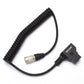 Topcine D-tap to Hirose 4-pin Compatible for Sound Devices 688 633 644 Zoom F8 Coiled Power Cable TOPCINE