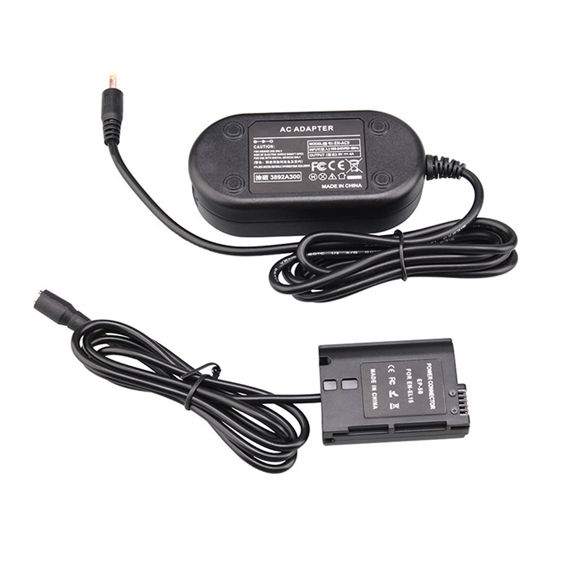 EN-EL15C Dummy Battery AC Power Adapter Kit for Nikon Z5 Z6 Z7 Z8 D850 camera dummy battery TOPCINE