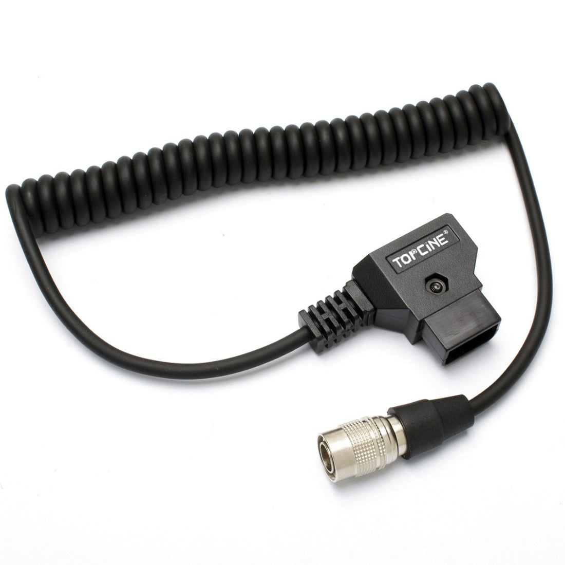 Topcine D-tap to Hirose 4-pin Compatible for Sound Devices 688 633 644 Zoom F8 Coiled Power Cable TOPCINE