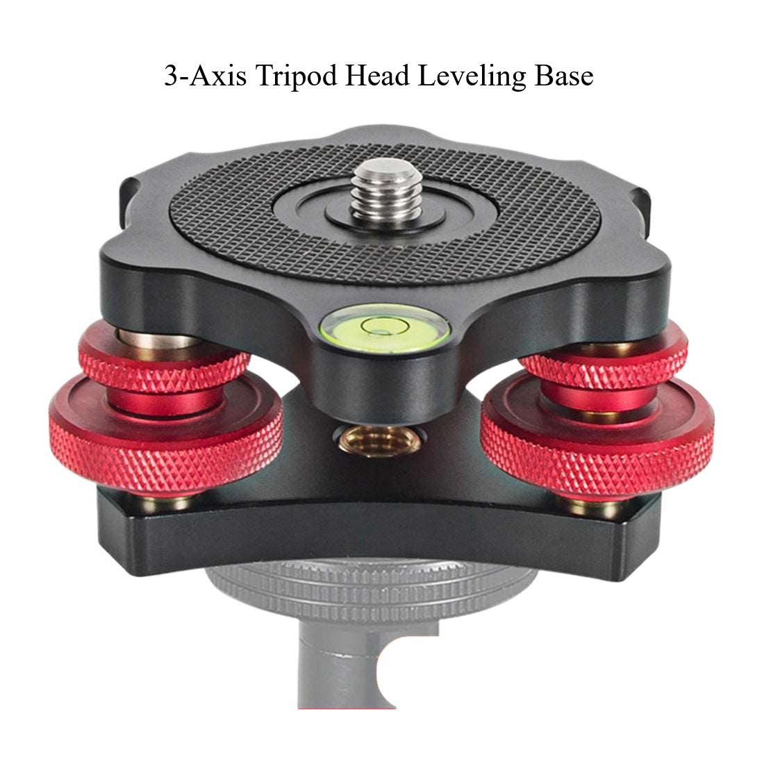 Tripod Head Leveling Base 3-Axis Camera Leveler with 3/8" Thread tripod base TOPCINE