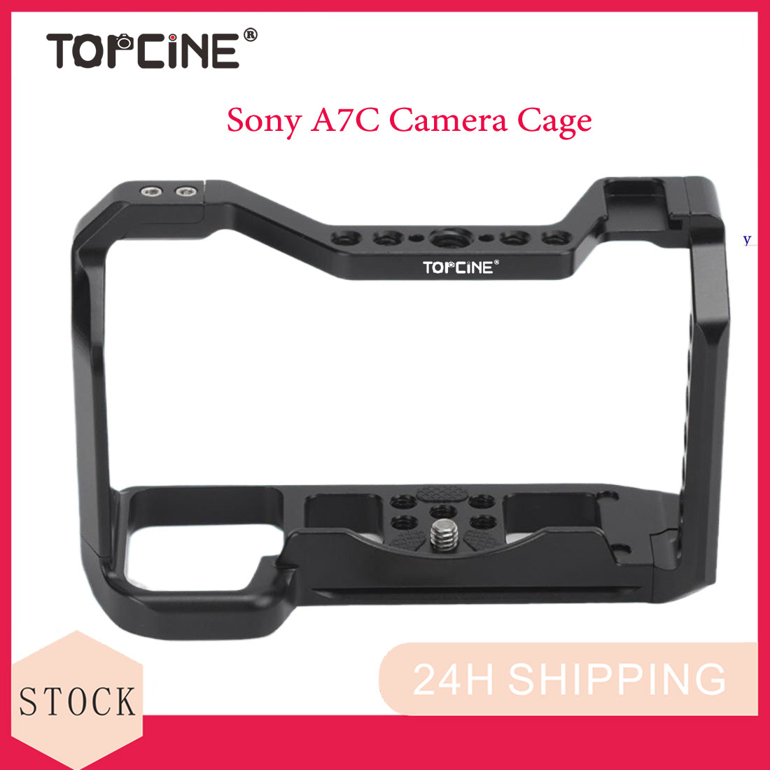 A7C Camera Cage for Sony A7C SLR Camera Cage Sonya7C Metal Cage Photography Expansion Tripod Bracket Accessories