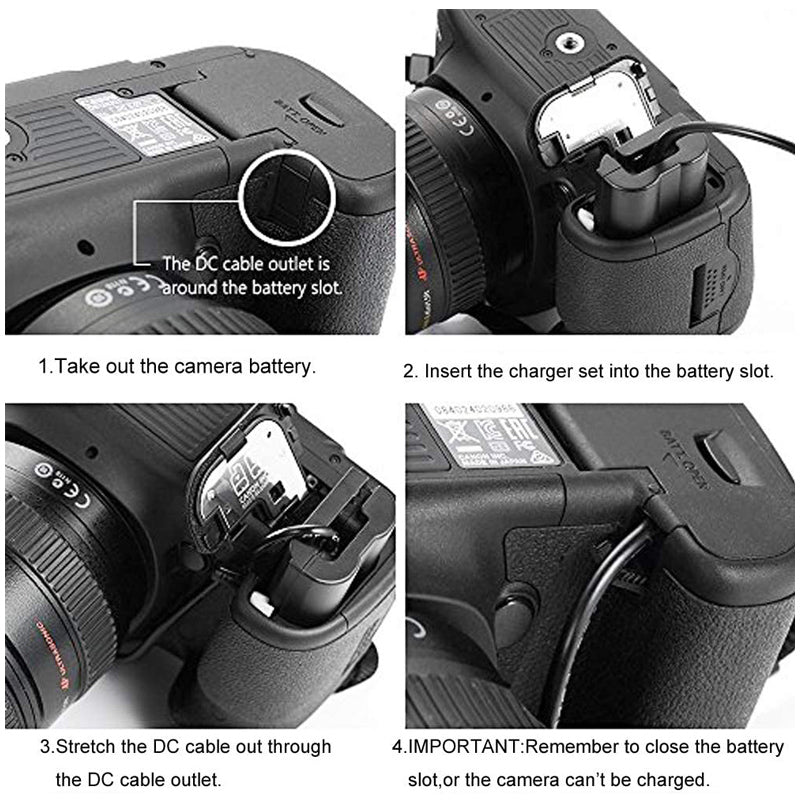 EN-EL15C Dummy Battery AC Power Adapter Kit for Nikon Z5 Z6 Z7 Z8 D850 camera dummy battery TOPCINE