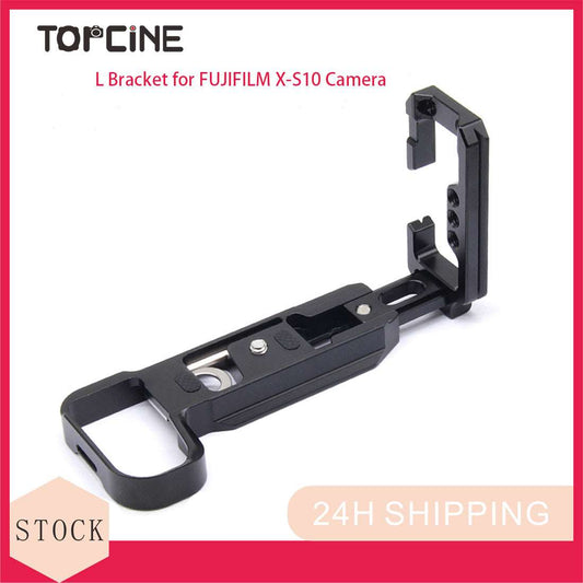 Topcine L-Shape Bracket for FUJIFILM X-S10 Camera,Compatible Quick Release L   Plate,Built-in wrench  TOPCINE
