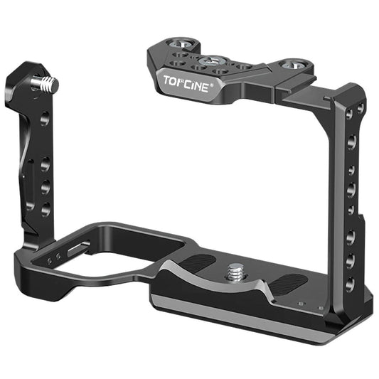 Topcine Camera Cage for Sony FX30 FX3 DSLR Camera Protective Cage with 1/4 Holes Cold Shoe Mount camera cage TOPCINE