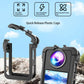 Protective Cage Fit for DJI OSMO 360/360II Action Camera PC Plastic Magnetic Quick Release Action Camera Housing Shell Frame Case