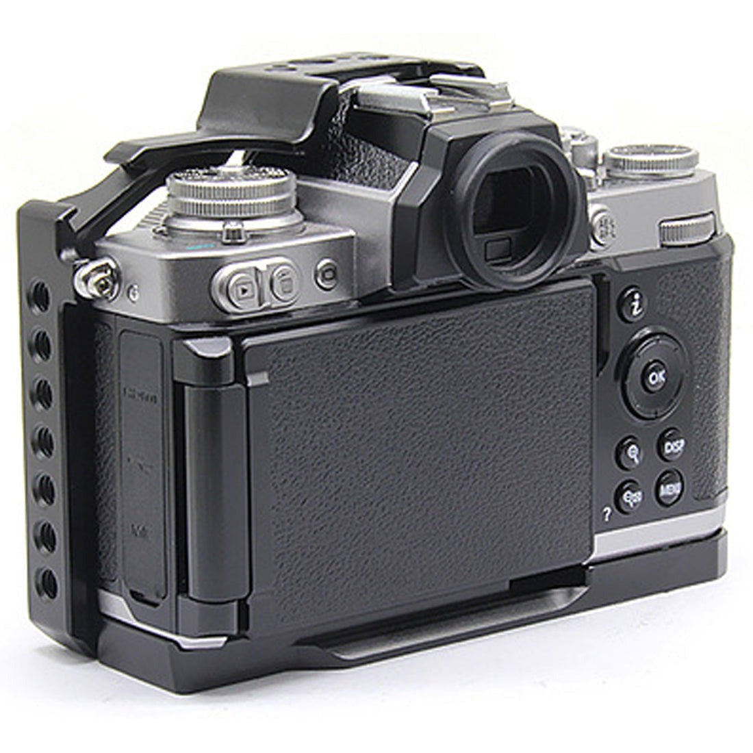 Wooden L Grip Camera Cage for Nikon ZFC Camera with Cold Shoe Mount camera L plate TOPCINE