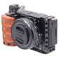 ZVE10 Camera Cage with Wooden Handgrip for Sony Alpha ZV-E10 Camera Rig Camera Cages TOPCINE