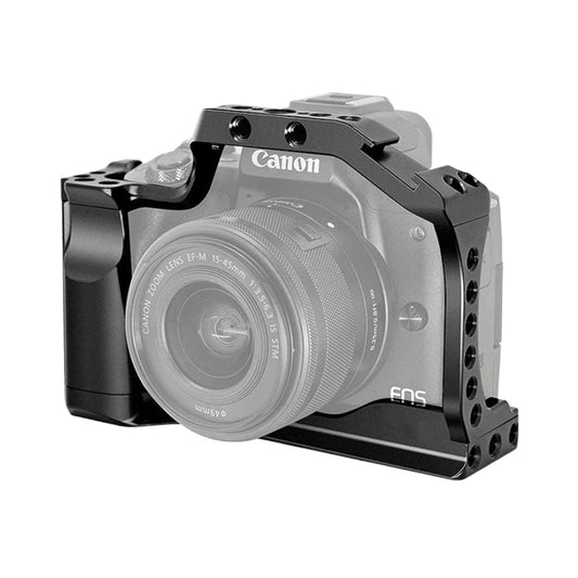 Camera Cage for Canon EOS M5/M50/M50II with Cold Shoe Multiple Holes TOPCINE