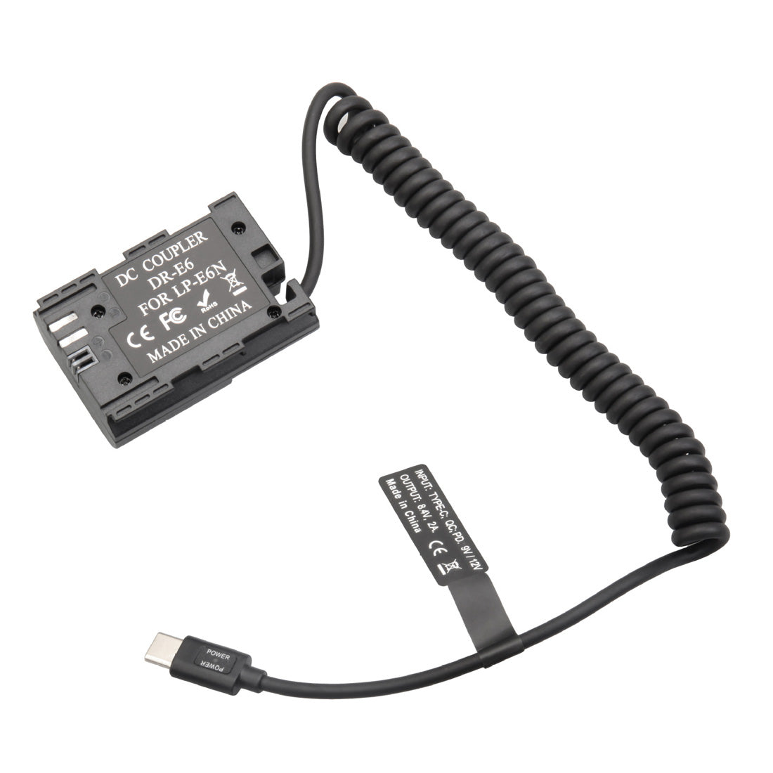 Topcine D-Tap Power Supply Cable LP-E6 Dummy Battery Compatible with Canon EOS 5DMark II 5DMark III 5DMark IV 6D 60D 6DMark II 7DMark II 70D 80D 90D 5DSR EOS R R5 R6 Cameras camera dummy battery TOPCINE
