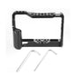 XT3 Camera Cage Compatible for Fujifilm XT2 XT3 Camera Full Cage for Fuji X-T2 X-T3 with Cold Shoe Multiple Accessories Port