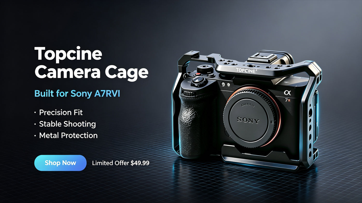 Topcine camera cage for Sony A7R6