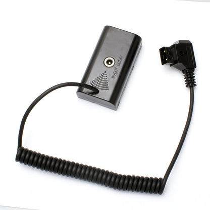 D-Tap to NP-F550 / NP-F970 Dummy Battery Cable for V Mount Battery Power Cable camera dummy battery TOPCINE D-Tap Plug