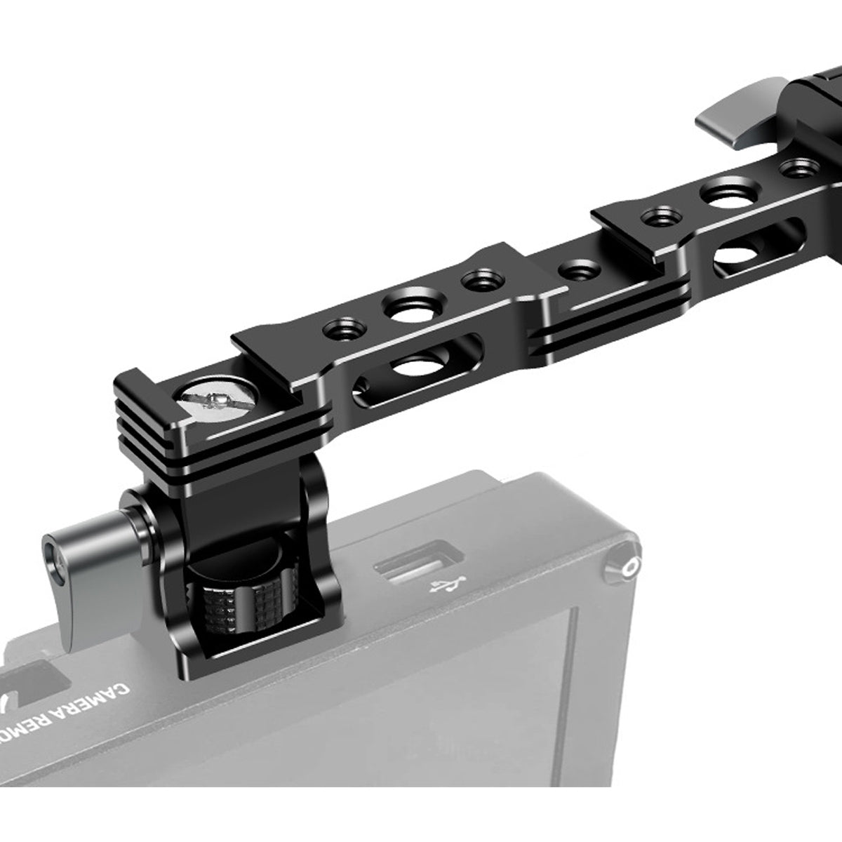 TOPCINE Adjustable Gimbal Monitor Mount with NATO Clamp for DJI RS2 / RSC2,Camera Monitor Mount With Dual Cold Shoes  TOPCINE   